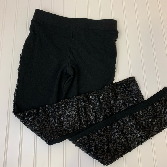 EUC Cato black sequin front leggings XS - Picture 3 of 8